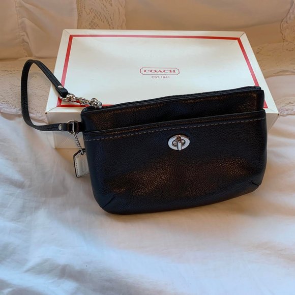 Black Coach Clutch - Picture 3 of 5